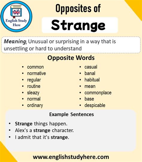 odd opposite word